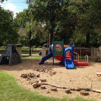 messy materials and climbing area